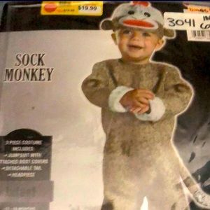 INFANT: Sock Monkey costume